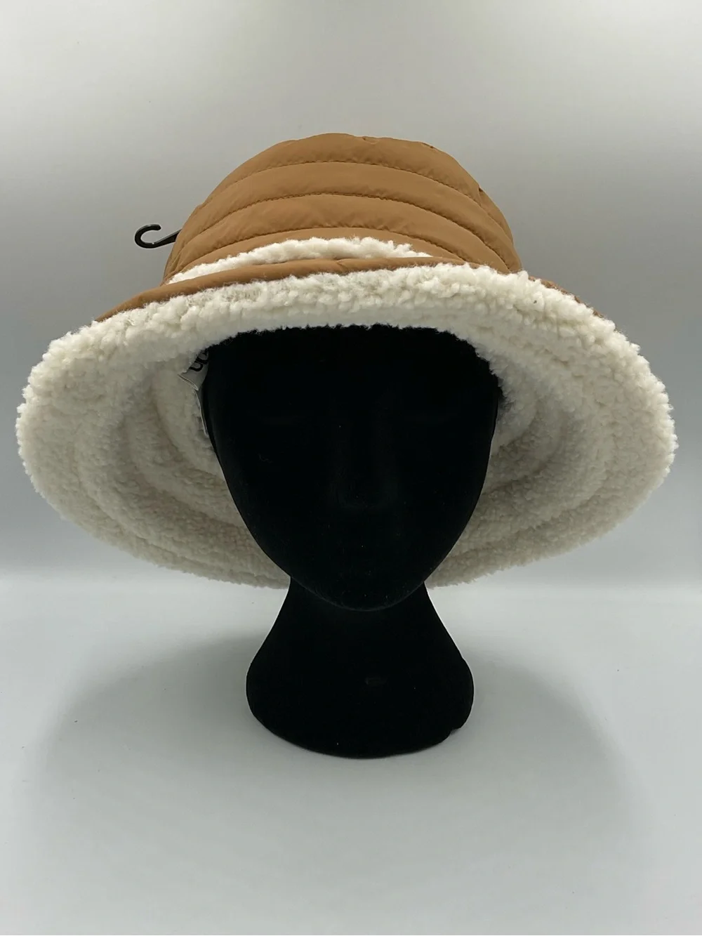 NWT UGG Women's Reversible AW Uggfluff Chestnut Bucket Hat Size L/XL - Picture 2 of 11